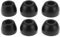 Briny River 3 Pairs Memory Foam Tips Compatible with Bo-se QuietComfort Earbuds II Compatible with Ultra Earbuds Black (S/M/L)