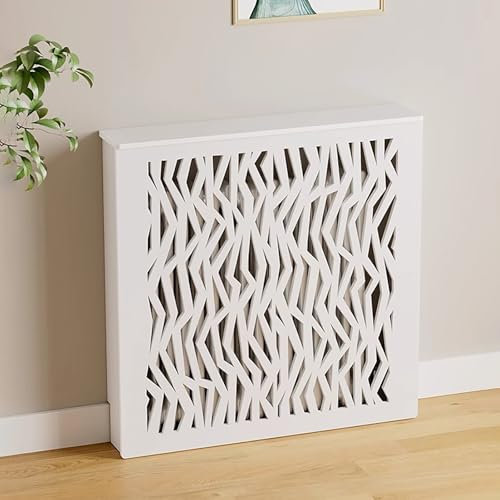 MTSYXYM Tablette Radiateur,Tablette Radiateur sans Percer,Pas Besoin de Percer des Trous, Facile à Nettoyer, Simple à Assembler,pour Bureau à Domicile, Chambre à Coucher et Salon.(Wit,60x70x20cm)