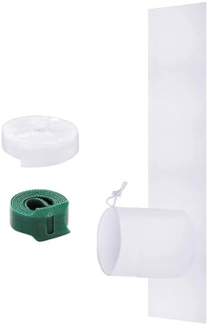 Fegtrtyoa Portable AC Sliding Door Vent Kit 100% Sealing Door Seal Kit for Portable Air Conditioner and Tumble Dryer D