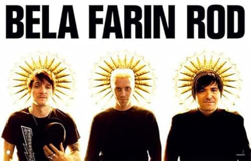 Generisch Die Ärzte Poster Bela Farin Rod mit Gloriole, 91,5 x 61 cm, Querformat