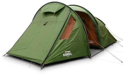 Vango Omega Tent With Extended Porch Hiking Backpacking | DofE Recommended Kit | Waterproof, Easy Setup, Lightweight, Compact | Aluminium Poles & RipStop Material