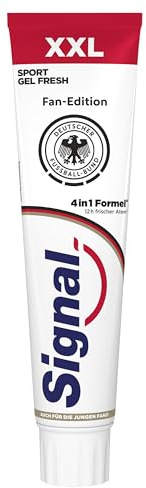 Signal Zahnpasta Sport Gel Fresh XXL DFB Fan-Edition Zahnpflege mit 4in1 Formel für 12h frischen Atem* 125 ml