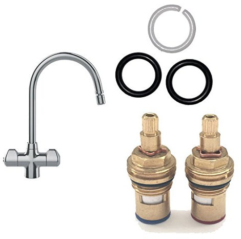Tap Magician Franke Moselle - Juego de repuestos de reparación compatible con boquilla o juntas y válvulas de cartucho