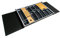 Generic Lana Solution Besteckeinsatz für 90 er bis 120er Schubladen, 480,5 mm x 710 mm, Silber