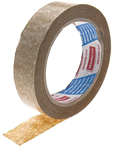 YINETTECH Klebeband, selbstklebend, 50 m lang, 60 g/m², Braun