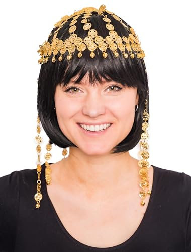 Deiters Kopfschmuck mit Münzen gold