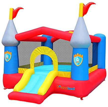 Bounceland Kiddie Castle Bounce Castle with Hoop