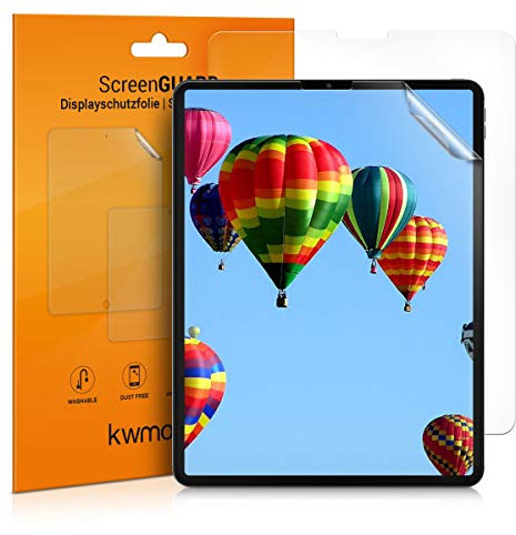 kwmobile 2X Tablet Schutzfolie kompatibel mit Apple iPad Pro 12,9 (2020) Folie - Full Screen Protector - Tablet Displayfolie entspiegelt
