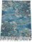 Schal Viskose Doppeldruck Mandelbaum Van Gogh Geschenk Damen Geburtstag Weihnachten Kunst Mode Stola Halstuch Pashmina Schultertuch, mehrfarbig, Einheitsgröße
