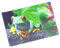 3 D Ansichtskarte Frosch, Postkarte Wackelkarte Hologrammkarte Tiere Frösche