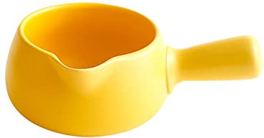 KUCOCOSNEH Casserole de cuisine antiadhésive en céramique Jaune 600 ml