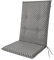 Doppler / Midilehner Living/Gartenstuhlauflage/Midilehner/Grau Rattan/ca. 110 x 48 x 6 cm