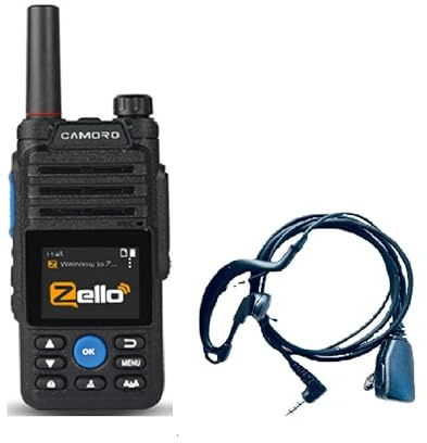 Phasmophobia 4G Zello Walkie Talkie 100 Km POC PTT Smart Phone Network Transceiver Amateur Android Two Way Radio (add earphone)
