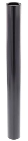 WAGNER Möbelbein/Tischbein/Möbelfuß/Systemrohr TENO - Ø 30 x 297 mm, individuell mit TENO System und QuickClick kombinierbar, Stahl pulverbeschichtet schwarz, Tragkraft 50 kg - 12103201