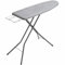 APEXCHASER Ironing Board,Extra Thick Heat Resistant Cover,Full Size Iron Board with Iron Rest,Height Adjustable, Non-Slip Foldable Ironing Stand 49x14 Grey