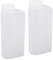 Qcwwy 2 Pcs Oil Mixing Bottle, Superb Craftsmanship 2 Stroke Oil Petrol Fuel Mix Bottle for Chainsaw Ironing Machine