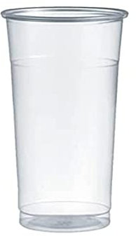 DOT Horeca Solutions 600 Bicchieri TUMBLER 350 ML trasparenti alta qualità usa e getta bicchiere plastica riciclabili per bevande birra cocktail acqua feste bar lidi discoteche monouso