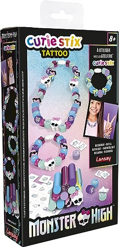 Cutie Stix Recharge Tattoo - Monster High - Création de bijoux Enfants - Dès 8 ans - Lansay