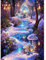 Kit de peinture diamant painting 5D pour adultes, peinture au point de croix, diamond painting,décoration murale d'intérieur, 30 × 40 cm