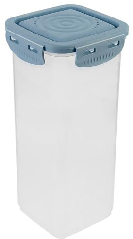 OKUMEYR Contenedor de Pan Reutilizable Grande con Tapa Hermética para Almacenamiento de Pan la Encimera Caja de Pan Transparente y Práctica para Cocinas
