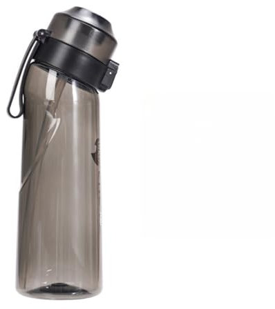 Generic 22oz Plastic Water Bottle and 15 Variety Flavor Cartridges(Without Added Sugars Or Calories) (Black)