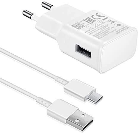 Weiß18W QC3.0 Schnellladegerät Netzteil mit USB C kompatibel ;für;Samsung Galaxy :A54/A53/A34/A33/A32/S21/S20/S10/S9/S8 /S22/S23