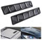 Adunsiaoto 2 Pezzi Prese D'aria Decorative per Auto, Auto Cofano Vent Decorazione, Flusso D'aria Di Aspirazione Hood Scoop Bonnet Vent Copertura Turbina Copertura Del Motore(Fibra Carbonio)