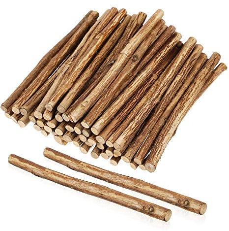 Anneome 50stücke Holzstäbchen Für Bastelarbeiten Natürliche Holzäste Für Kreative Projekte Lang Für Weihnachtsdeko Und Diy-handwerk