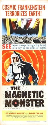 Magnetisches Monster 02 Poster, A5, Wandkunst, Heimdekoration, Filmposter, Leinwand, Film, Kino, Retro, Vintage, Kult, klassisch, Nostargic, Saga, moderner Nachdruck, wir drucken jedes Poster für Sie,