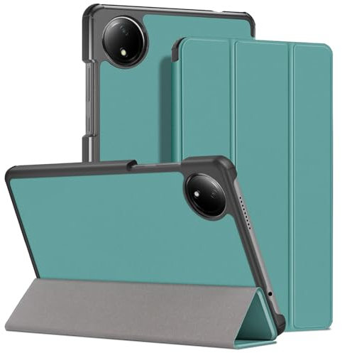 HEISHAYU Funda para Xiaomi Redmi Pad SE 4G 8.7 Pulgadas 2024 Tablet, Case con Función Auto Sleep/Wake, Verde