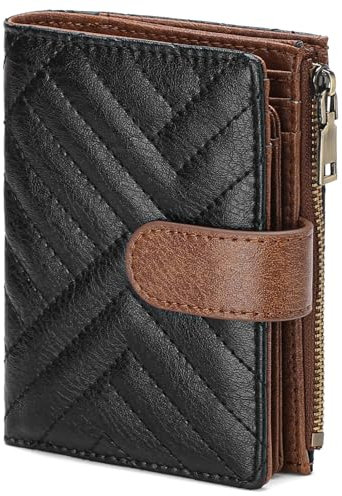 GAEKEAO Portefeuille Femme Petit Format Cuir Porte-Monnaie avec Blocage RFID Portefeuilles et Porte-Cartes Grande Capacité Zippé Pochette à Monnaie Cadeau Femme Wallet…