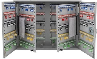 BURG-WÄCHTER 6950/300 PZ Schlüsselschrank, Grau, 300 Key