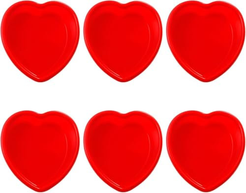 KIBBEH Silikon Kuchenform Herz 11 cm, Antihaft Muffin Backform für Cupcakes, Pudding und Mini-Kuchen, Geeignet für Mikrowelle und Heißluftfritteuse