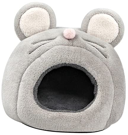 HAPINARY Versteckbett Für Hamster Rattenversteck Höhle Nestbett Weiches Fleece Für Haustiere