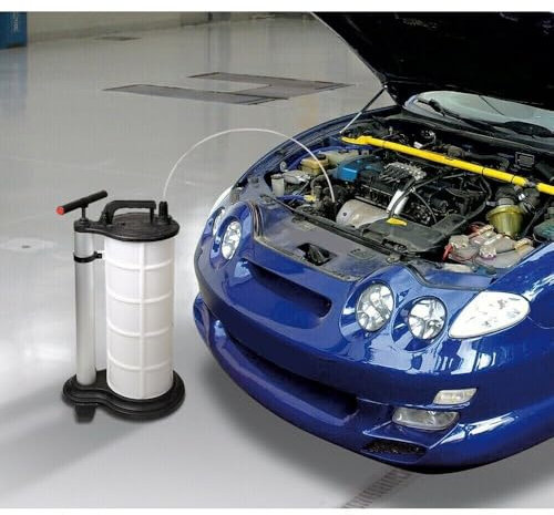 LED LEDS Pompa ASPIRA LIQUIDI Olio Motore A BIDONE TRAVASO Professionale Max 9 Litri