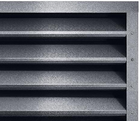 Sigma-Zaun-Set | Zaunpaneel | Lamellenzaun | Sichtschutz | 110 cm x 200 cm Metall Stärke 0,45 mm inkl. Zubehör (Grau)