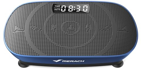 MERACH CV30 Kompakte Leise Vibrationsplatte (Blau)