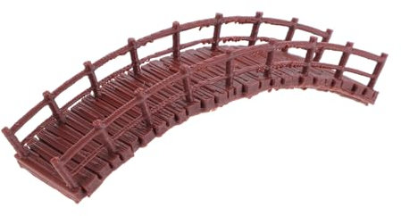 Alipis Miniatur-bogenbrückenskulptur Für Feengarten Bonsai-Accessoire Garten-Dekoration Tisch-Modell Winziges Modell Simulation-Statue Künstliche Figur Vintage-zubehör Pflanzentopf-orname