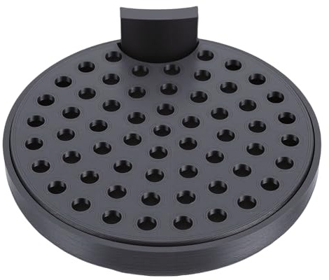 Jectse Coffee Machine Drip Tray Replacement, Fit for Vertuo Pop, PLA Countertop Coffee Machine Mug Coaster Drip Catcher, 1 Pcs, Black