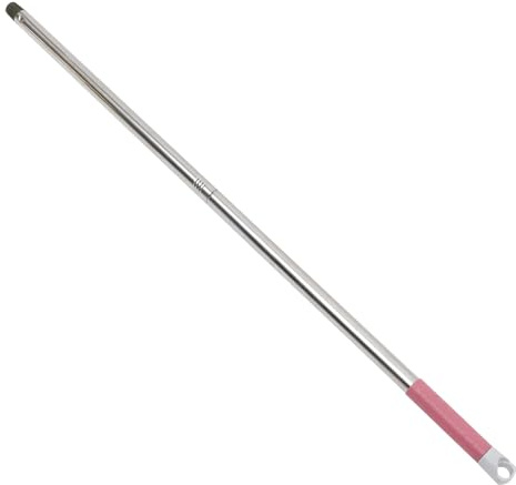 QUMIIRITY 22mm Stainless Steel Floor Cleaning Broom Handle Stick Push Broom Handle with Plastic Grip Easy Assembly Reliable for Maintaining A Tidy Home Random Color