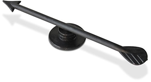 Game Spinner 12 Pack - 3 Inch Black Plastic Arrow Game Spinner - Small Lightweight Arrows
