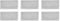 Connex Neodym-Quadermagnet - 20 x 10 x 3 mm (6 Stück) im praktischen Set - Extra starker Magnet - 4 kg Haftkraft - Für Haushalt, Werkstatt & Hobby / Powermagnet / Blockmagnet / DY7100008