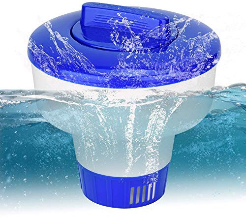 Support de Brome Chimique de flottement de comprim de Station Thermale de Distributeur de Chlore de Piscine de Spa avec Le Chapeau de Fermeture