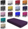 2er Set Jersey Spannbettlaken Spannbetttücher Bettlaken Spannbetttuch weiche Baumwolle mit Rundumgummizug, Farbe: Aubergine/Lila, Maße: 2er Pack 90-100 x 200 cm
