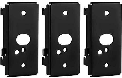 Bedycoon 3 pc Replacement Wall Mounting Bracket Compatible with Bose SlideConnect WB-50 - Black (UFS-20), Lifestyle 525 535 III,Lifestyle 600,soundtouch 300 soundtouch 520,CineMate 520 Wall Bracket