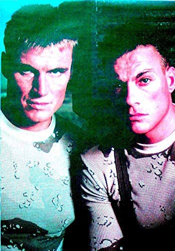 Dolph Lundgren - Jean-Claude Van Damme - Poster Starfoto 37x53cm gerollt