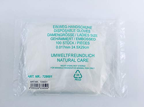 HairCult Damen Friseur Einweghandschuhe - gehämmert - Inhalt: 100 Stück