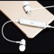 Bluetooth Headphones Ring for iPhone 11 Pro Max Wireless Remote Control Hands-Free In-Ear Universal (White)