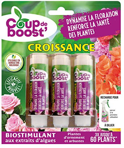 Engrais Coup DE Boost' Plantes Fleuries ET ARBUSTES Recharge SFLEU2