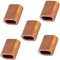 FASTON® Pressklemmen 4 mm aus Kupfer (10 Stück) Seilklemme Presshülsen Stahlseil Drahtseilklemme Kupferklemmen
